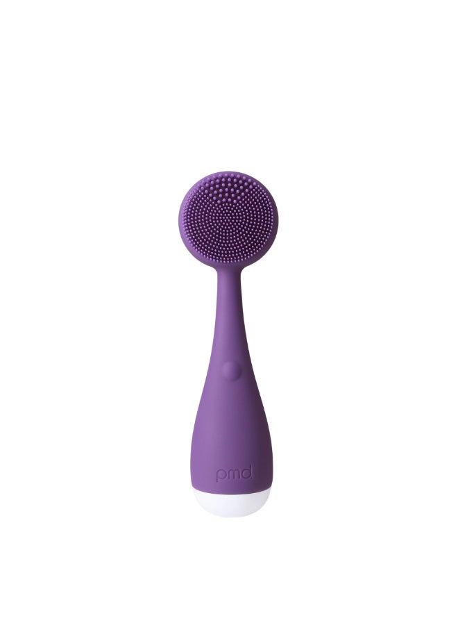 Clean Mini - Smart Facial Cleansing Device with Silicone Brush And Anti-Aging Massager - Waterproof - SonicGlow Vibration Technology - Clear Pores and Blackheads - Lift, Firm, and Tone Skin