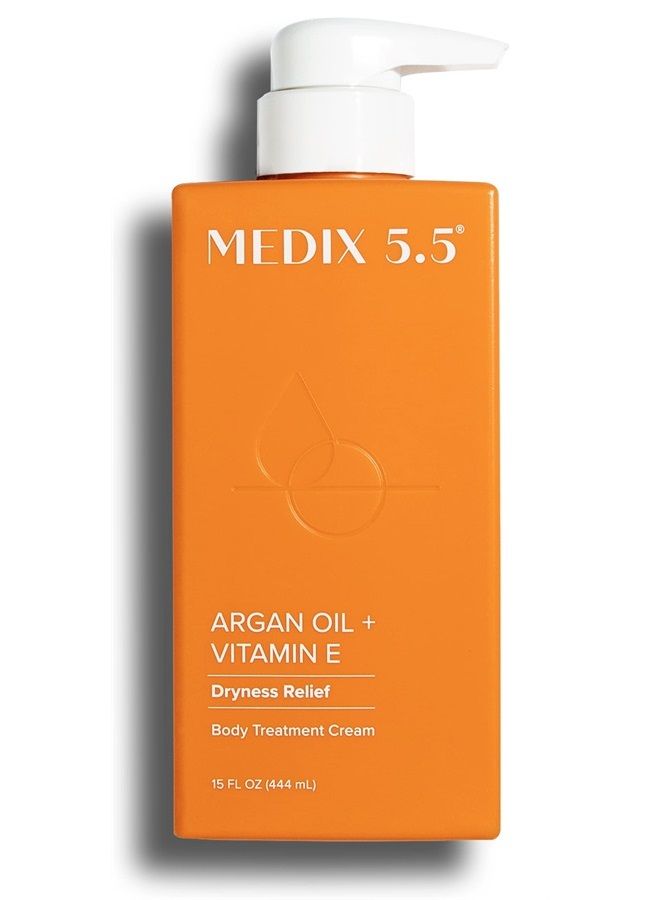 Argan Oil Cream W/Vitamin E Anti Aging Skin Care Moisturizer Body Cream | Firming Body Lotion Reduces Look Of Wrinkles, Cellulite, Crepey, & Uneven Skin Tone For Women & Men, 15 Fl Oz