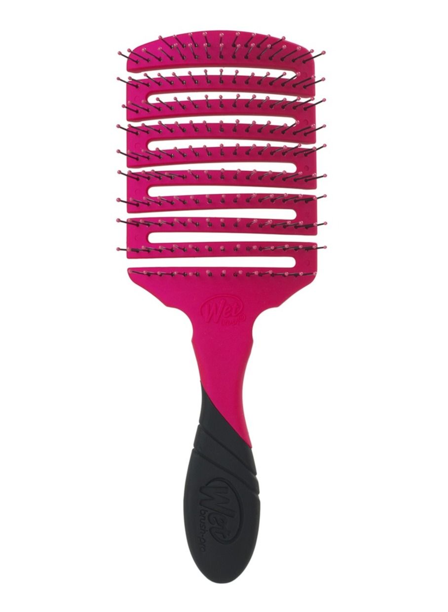 Wet Pro Flex Dry Paddle Pink, Omniflex Brush Head, Open Vented Design, Heat Resistant Heatflex Bristles, Larger Surface Area, Wet Hair Detangling