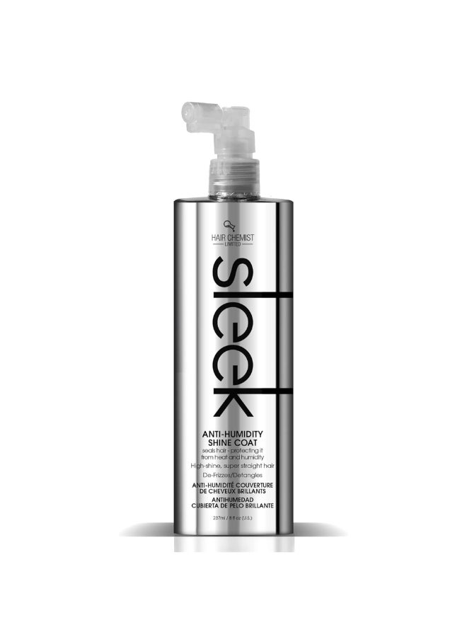 Sleek Anti-Humidity Shine Coat for Straight Hair - Creates a Weightless, Glossy Finish & Blocks Humidity to Prevent Frizz (8 oz)