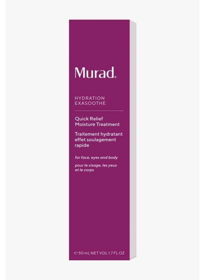 Murad Quick Relief Moisture Treatment 50ml – Immediate Soothing for Eczema-Prone Skin, 5.0% Colloidal Oatmeal, Fragrance-Free Balm for Itchiness Relief 50ml