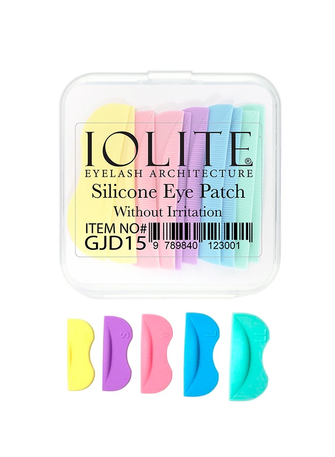 10-Pieces Eyelash Perming Curler Perm Pad Reusable Eyelash Perm Silicone Pads, Lift Rods Makeup Beauty Tool - GJD15