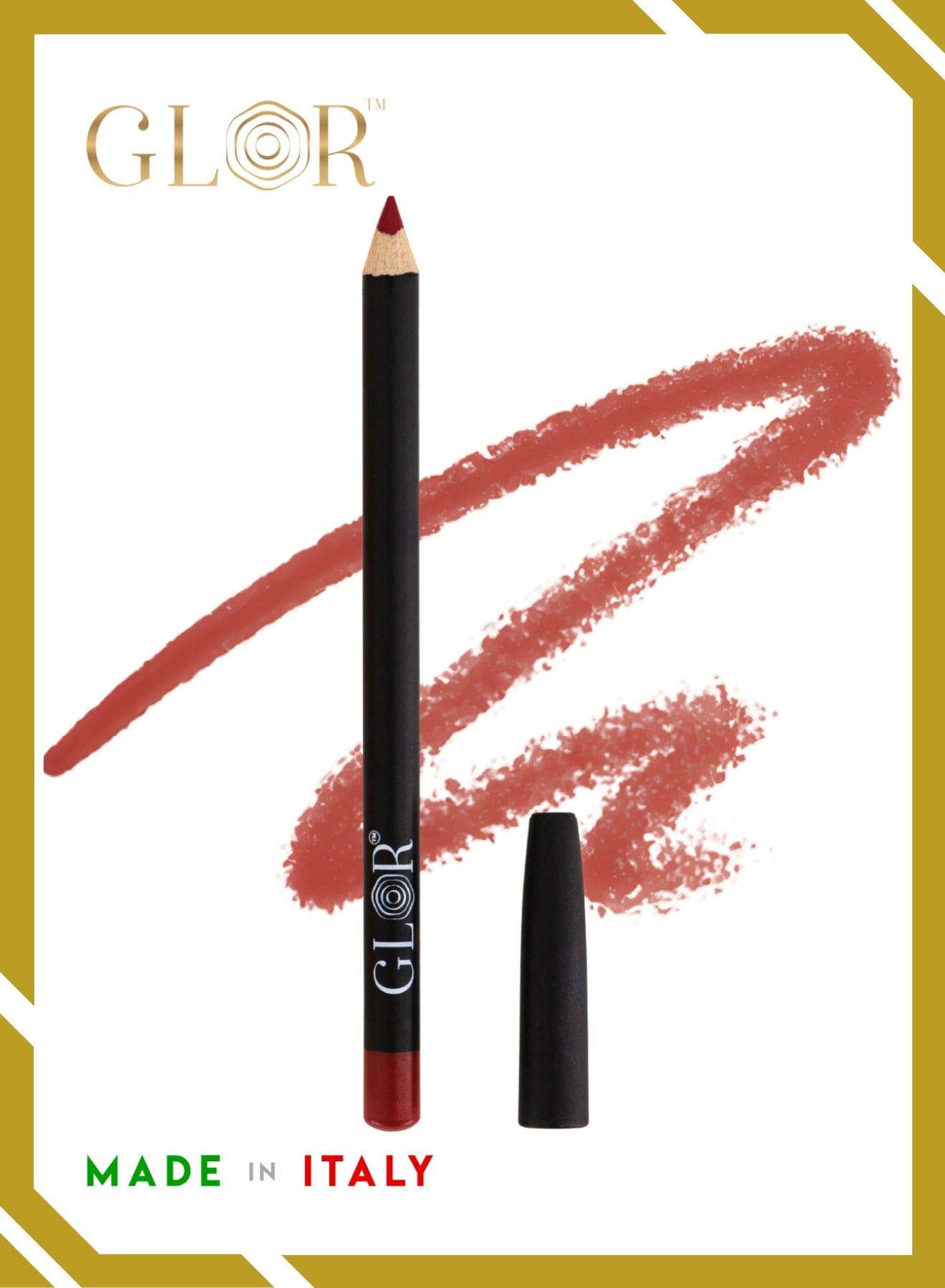 Glor Endless Charm Ultimate Precision Lip Liner - Cremisi –Vegan, Allergen-Free, Long-Lasting Lip Definition