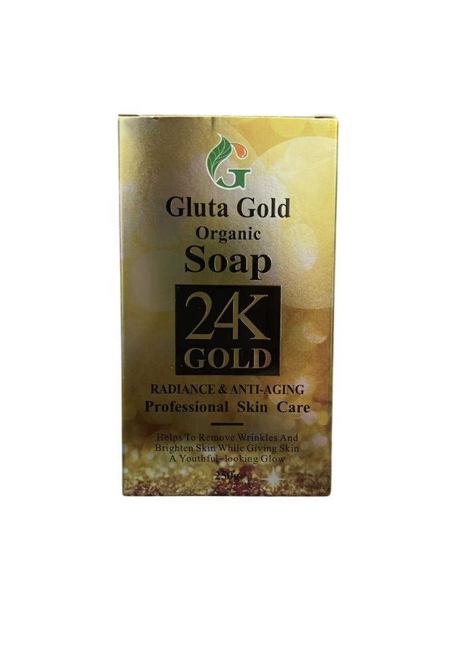 Organic Soap 24k Gold Radiance And Anti Aging 250g