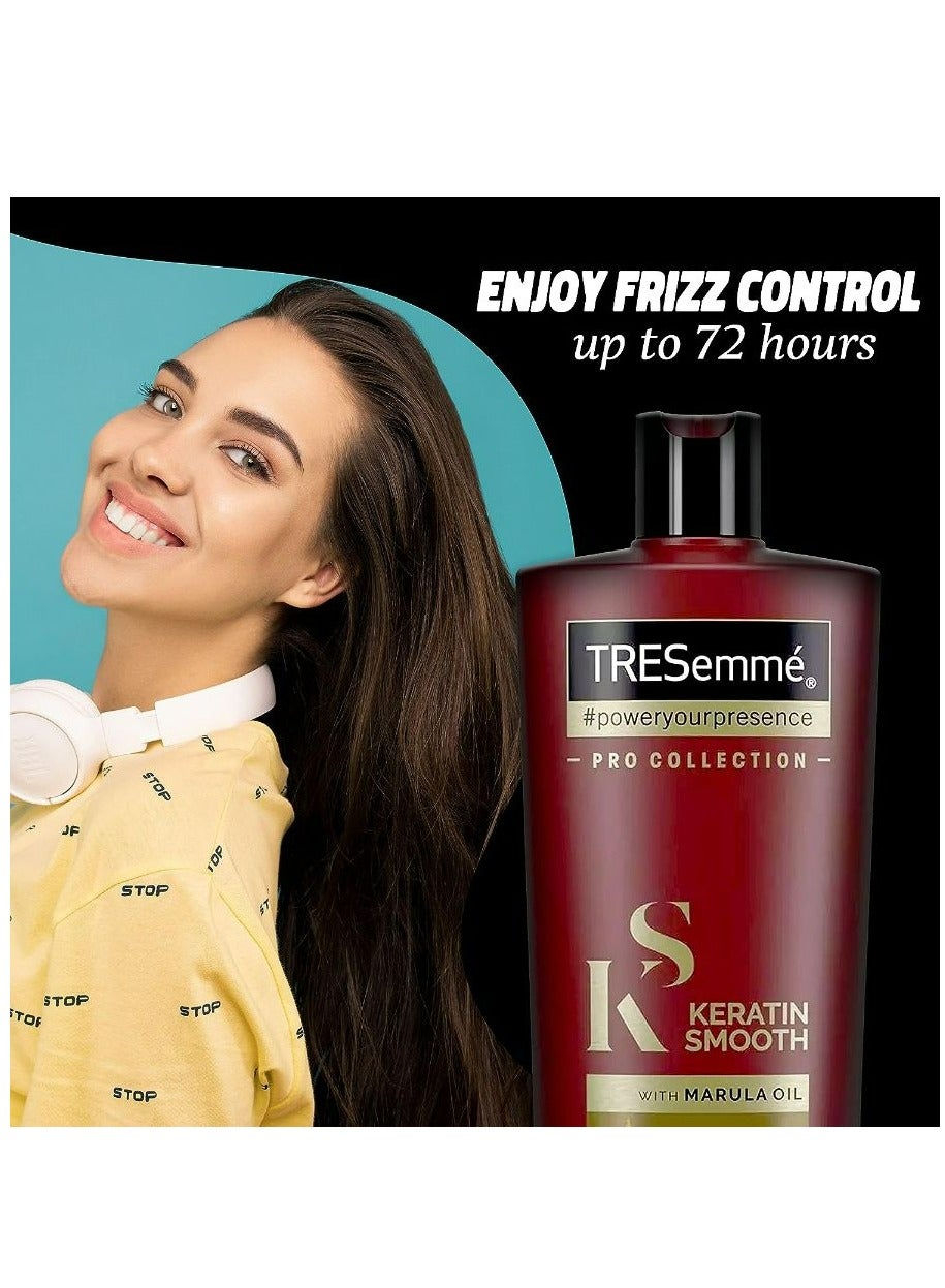 Keratin Smooth Shampoo with Marula Oil Pro Collection 700 ml