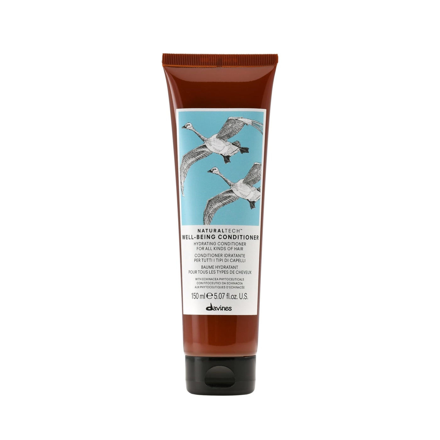 Davines Naturaltech WELLBEING Conditioner, Detangle While Adding Moisture And Shine, Leave Hair Easy To Style, 5.07 fl. oz.