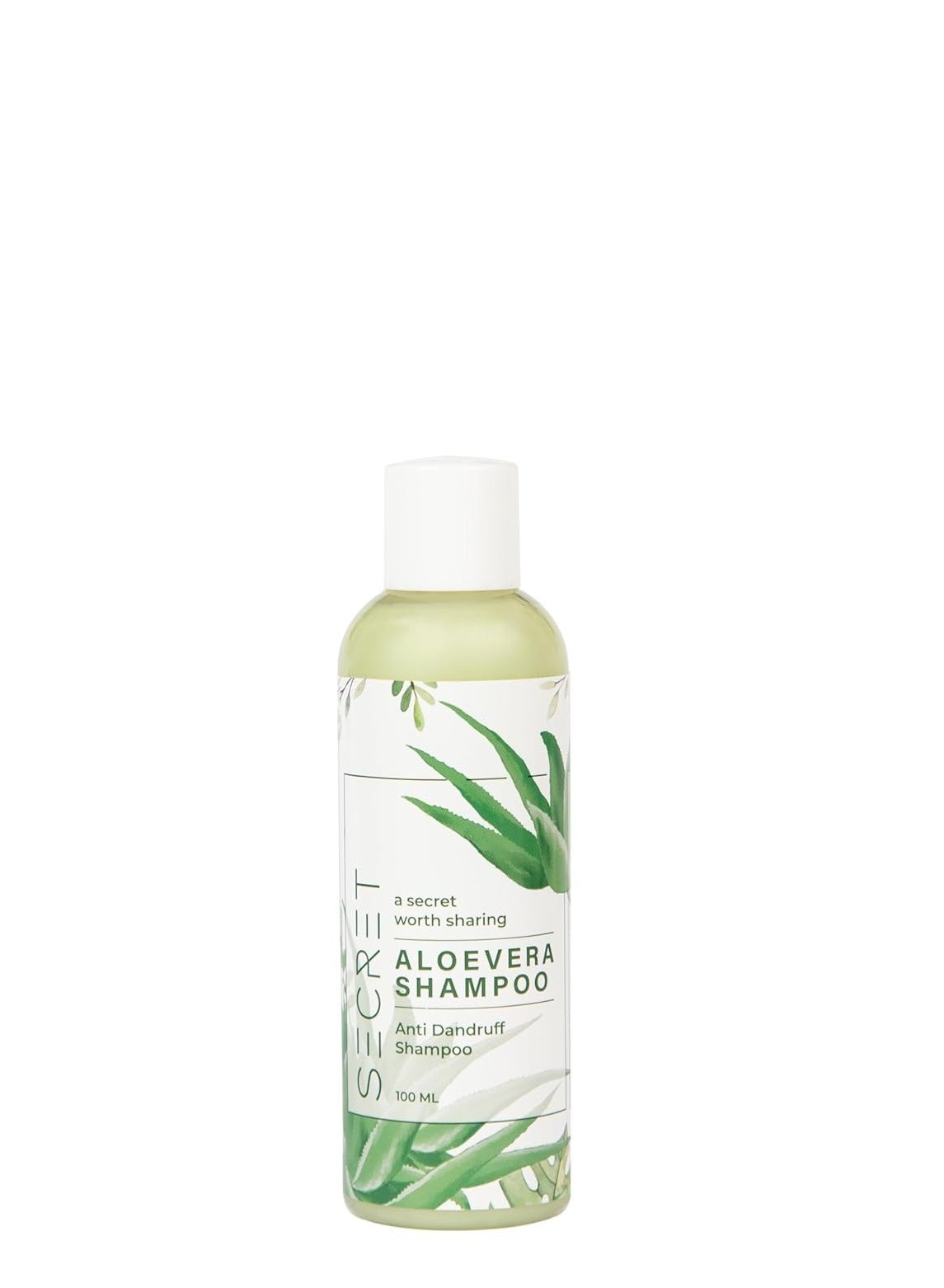 Secret Aloe Vera shampoo Reduces Dandruff And Itchy scalp Free from Sls Parabens and Silicones 100ml