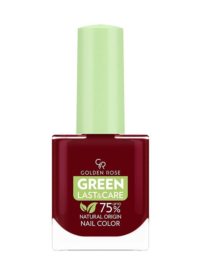 Green Last&Care Nail Color No: 128