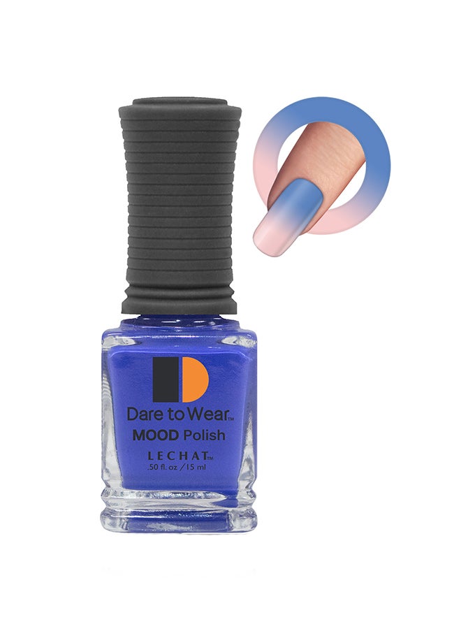 Color Changing Nail Polish 15ml Glossy Super Shine Nail Lacquer 15ml Fast Dry Long Lasting Nail Enamel Temperature Change Mood Color Polish Nail Art No Need UV LED Lamp No curing Nail Paint