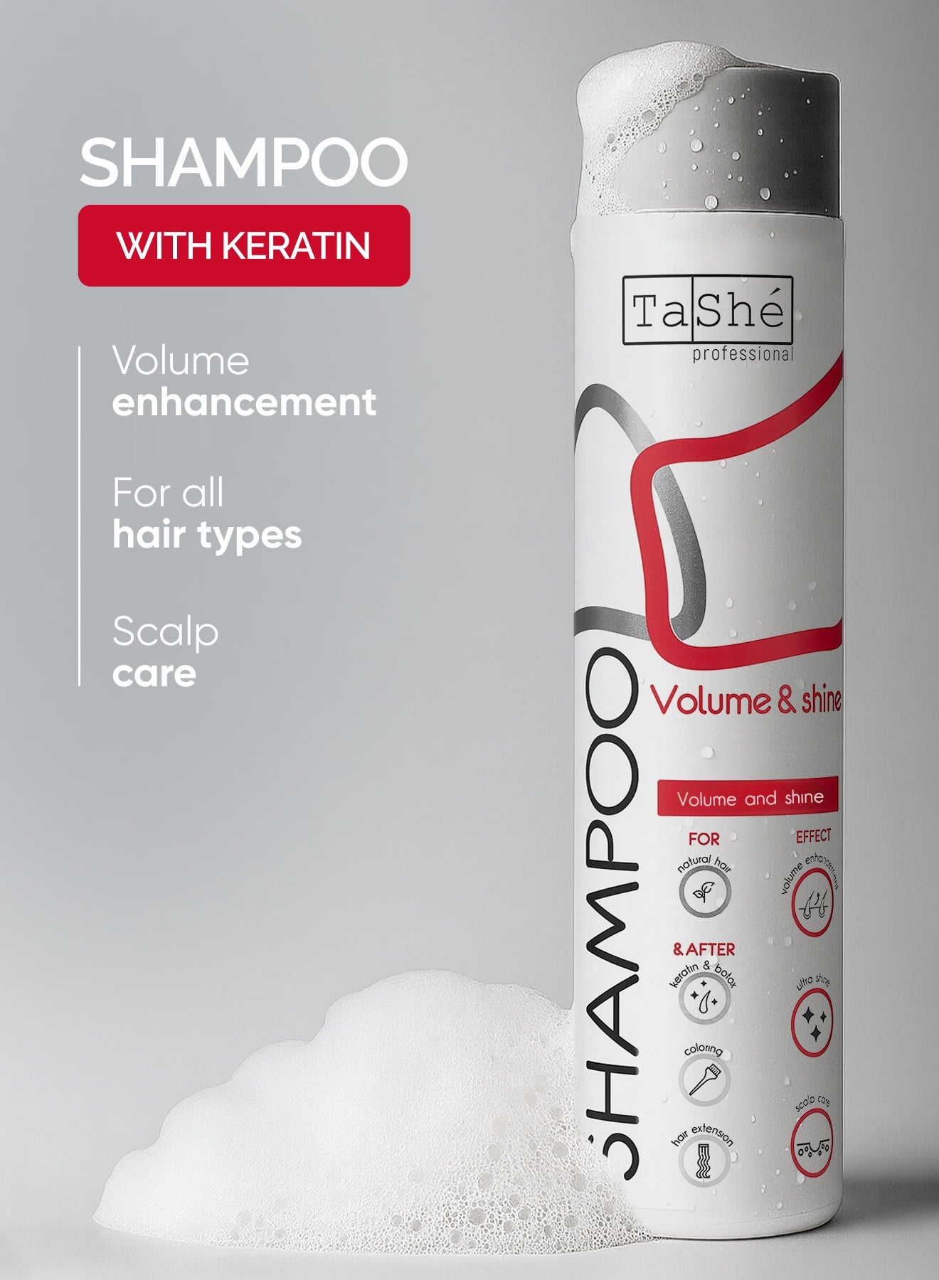 Flario Volume Shampoo. Restores Gair Density And Gives Root Volume, Thickens And Repairs Damaged Hair, Enhancing Natural Shine. Natural Shampoo (300 ml)