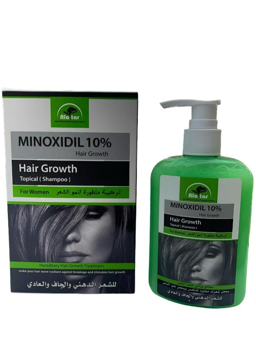Minoxidil 10 % Hair Growth Topical Shampoo 250 ML