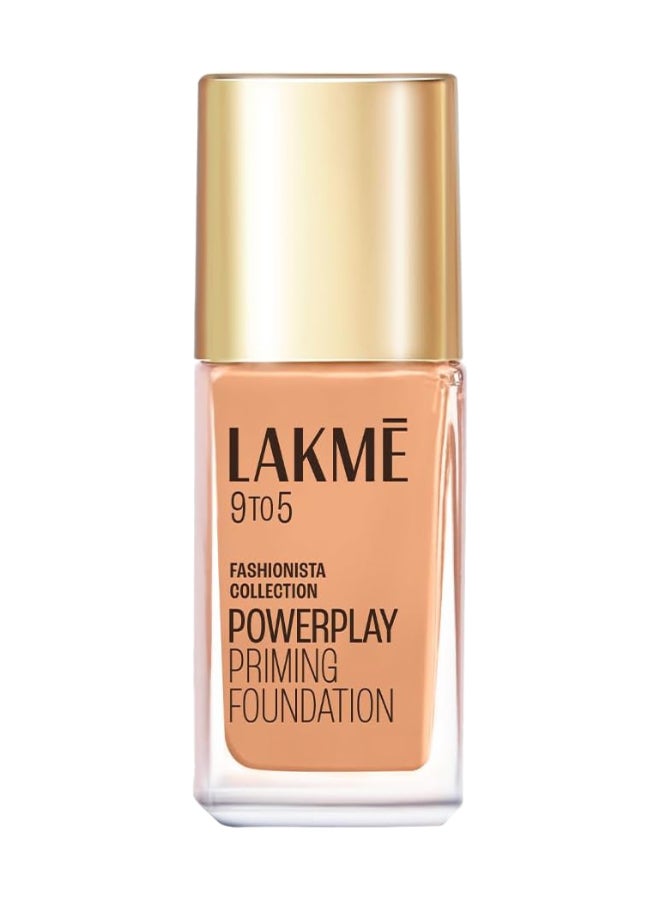 9to5 Powerplay Priming Foundation, W240 Warm Beige, 25ml