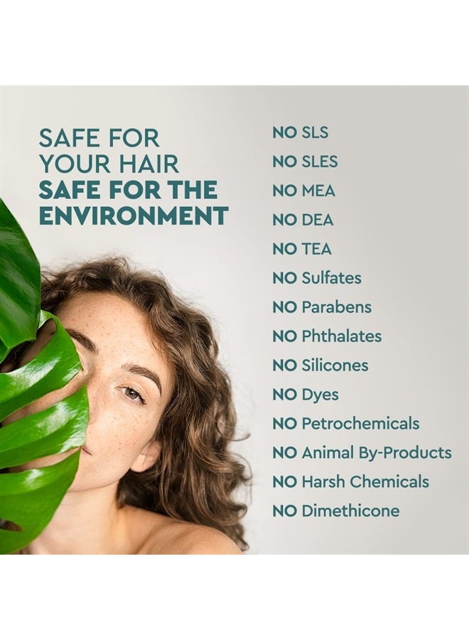 Scalp Exfoliator and Sea Salt Scalp Scrub, For All Hair and Scalp Types, Stimulate with Amino Acids and Salicylic Acid, Eliminates Dandruff, Promotes Scalp Health & Hair Growth, 6 Oz