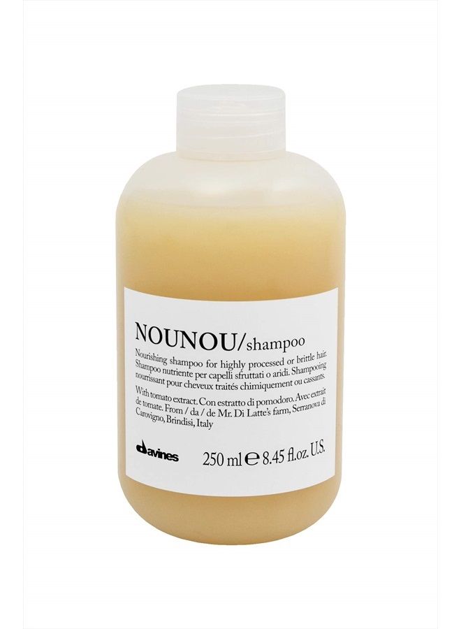 NOUNOU Shampoo | Hydrating Deep Shampoo for Bleached, Permed, Relaxed, Damaged Hair or Very Dry Hair | Replenishes Chemically Processed Hair | 8.45 fl oz (Pack of 1)