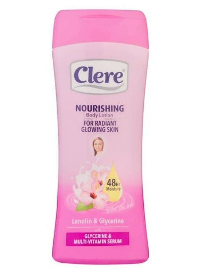 Nourishing Body Lotion For Radiant Gliwing Skin Lanolin And Glycerine 400 ML