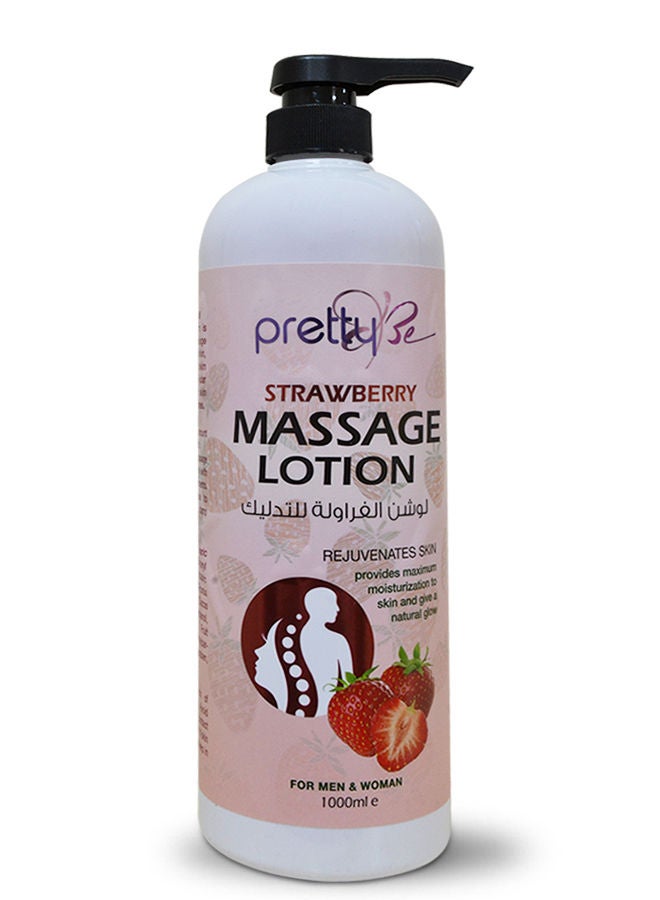 Strawberry Massage Lotion for Men & Woman 1000ml