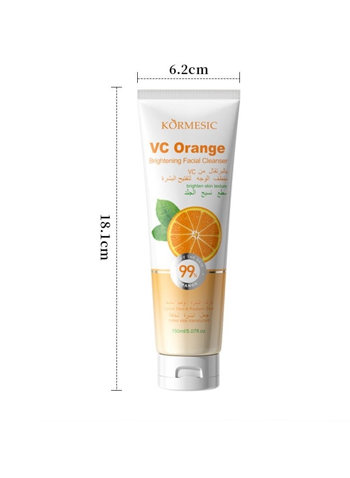 Orange Facial Cleanser - Brightening & Hydrating 150ml