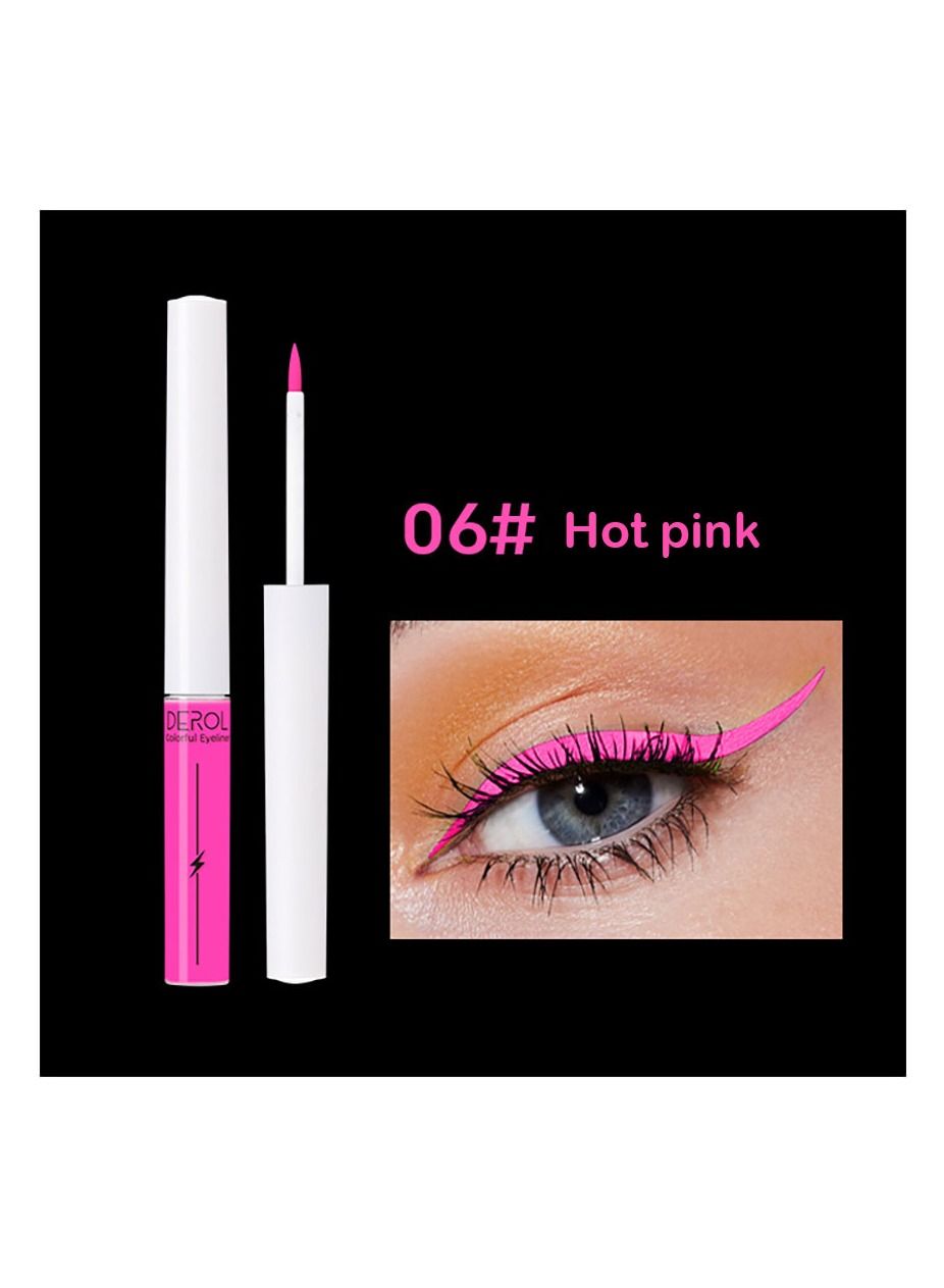 Liquid Eyeliner Long Lasting Waterproof Professional Neon Makeup Colorful Eyeliners Set Sweat Smudge Proof Women Tool Kit,Soft,Smooth,Natural,Hyper Easy Suitable For Clubs, Stages, Parties