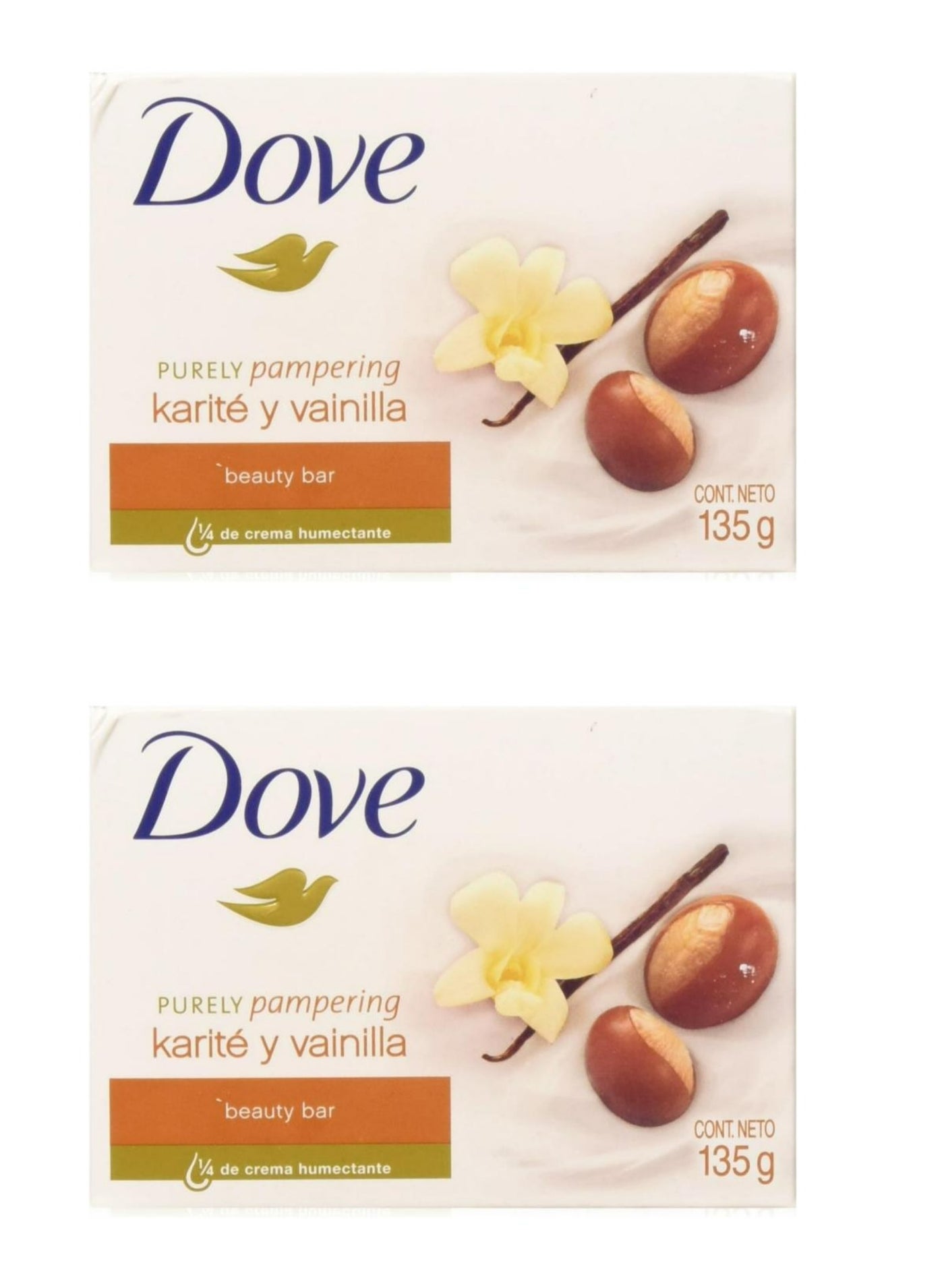 Dove Pampering Shea Butter Beauty Bar with Vanilla 135 g 2 Pcs