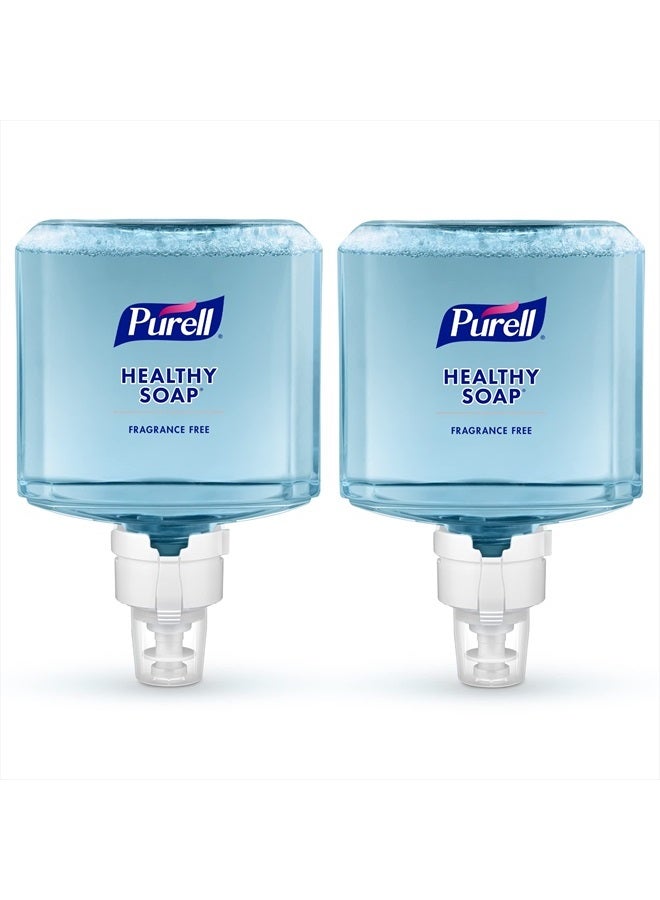 PURELL Brand HEALTHY SOAP Gentle and Free Foam, Fragrance Free, 1200 mL Refill for PURELL ES8 Automatic Soap Dispenser (Pack of 2) - 7772-02 - Manufactured by GOJO, Inc.