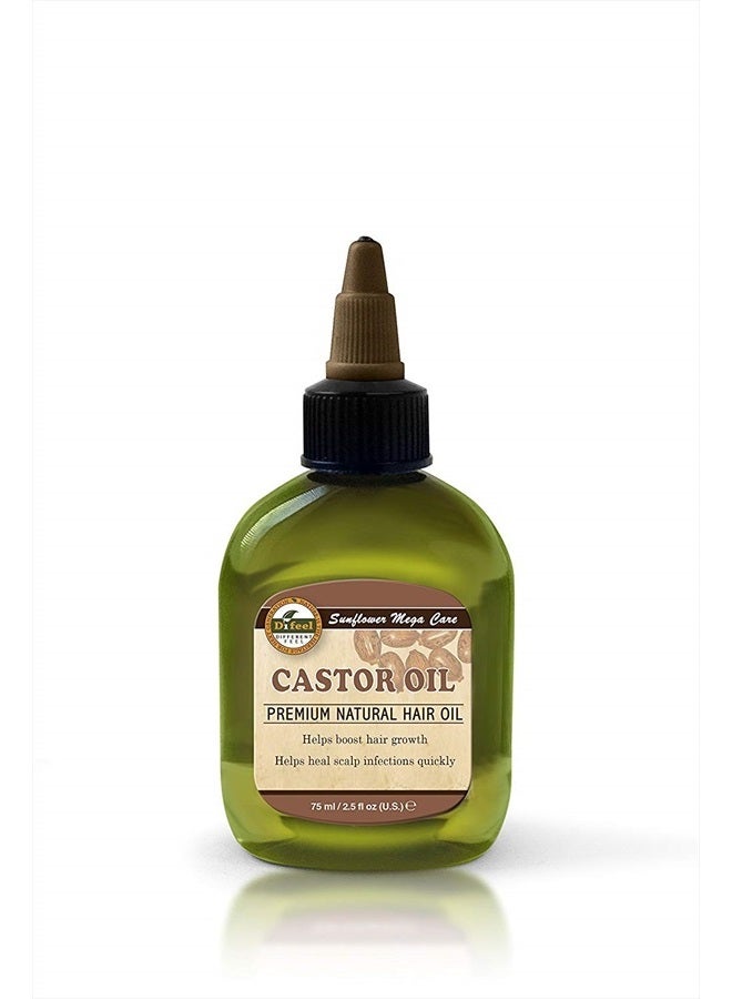 Mega Care Castor Oil 2.5 ounce - Natural Castor Oil for Hair Growth