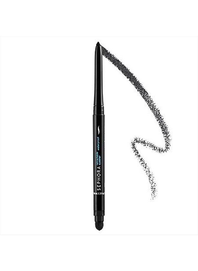 Retractable Waterproof Eyeliner 09 Glitter Black