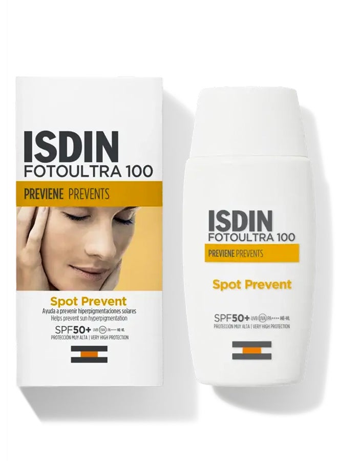 Foto Ultra 100 Spot Prevent Fusion Fluid Spf 50+ [50Ml] – High Protection Sunscreen Designed To Prevent Pigmentation And Sunspots