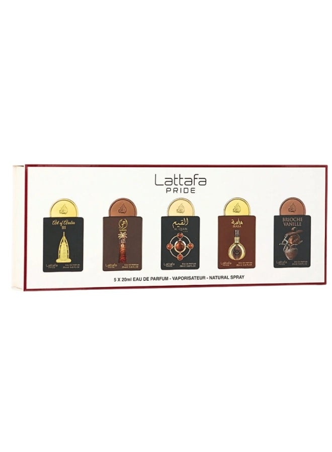 Lattafa Pride 1 x 5 Piece Giftset Collection 4 - 20*5 ml