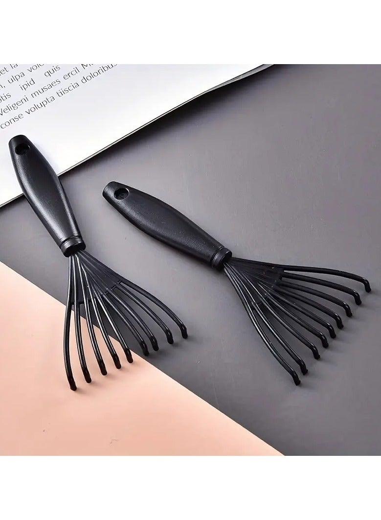 2 pcs Set Air Cushion Comb Cleaning Brush, Comb Hair Cleaner, Cleaning Tools, Massage Comb Cleaning Brush, Comb Cleaning Supplies