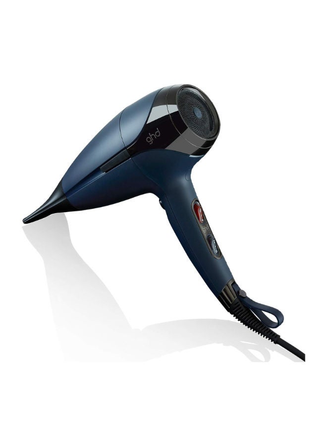 Helios Hair Dryer 1875W Professional Blow Dryer, Longer Life + Brushless Motor Lightweight Hair Dryer For Salon-Worthy Blowout Ink blue