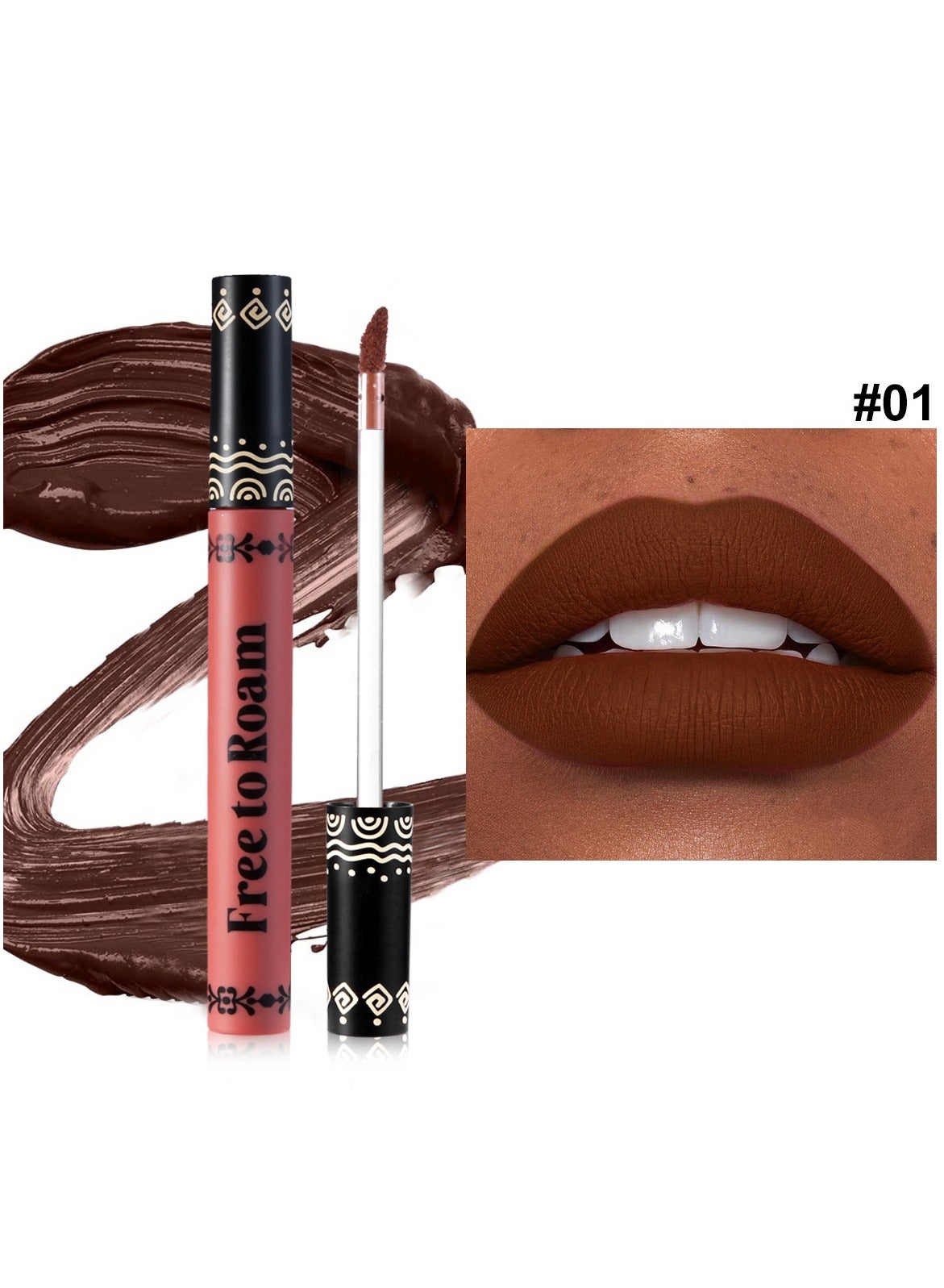 Maffick Lip Glaze Liquid Lipstick: Long-lasting, Non-sticking, Waterproof Lip Gloss Set for Free Romantic Expression