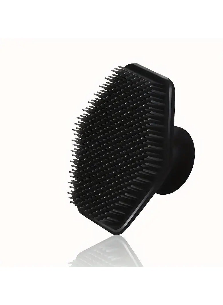 1pc Gentle Silicone Face Scrubber for Men - Exfoliates and Massages Skin, Removes Dead Skin Cells, and Cleanses Facial Area