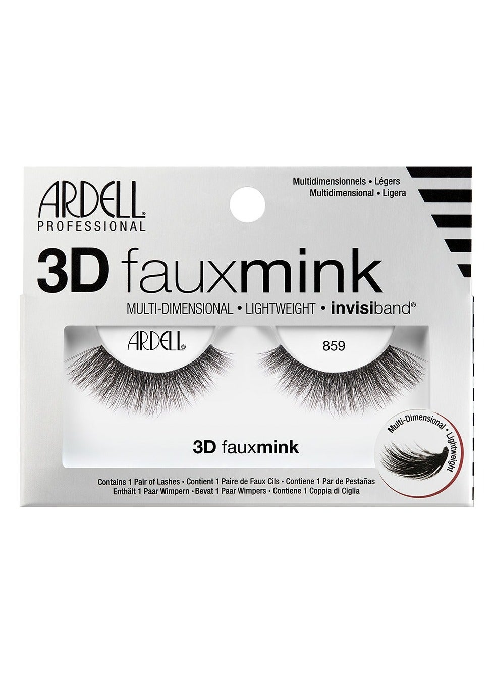 Ard 3D Faux Mink Strip Eyelash, 859