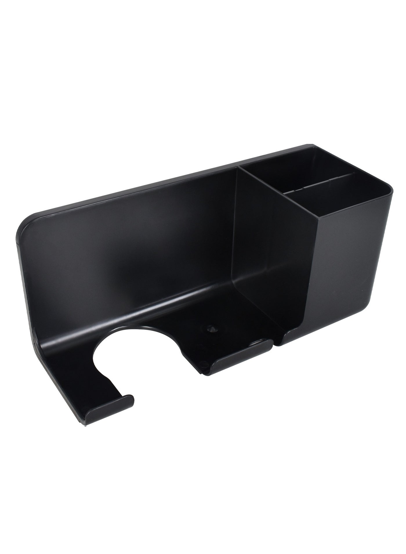 Hair Dryer Holder Wall Mounted Bathroom Hair Styling Care Tool Organizer with Storage and Cable Holder Multi-Functional Hair Dryer Storage Rack for Bathroom Bedroom Hair Salons