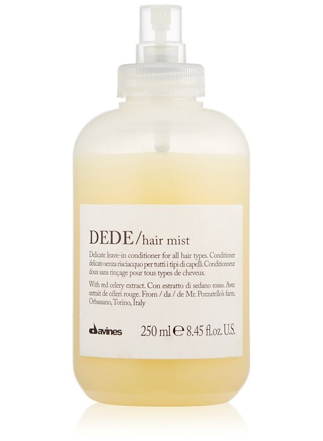 DEDE Hair Mist, Lightweight Leave-In Conditioner, Moisturize While Adding Shine, Adds Combability To Fine Hair, 8.45 Fl. Oz.