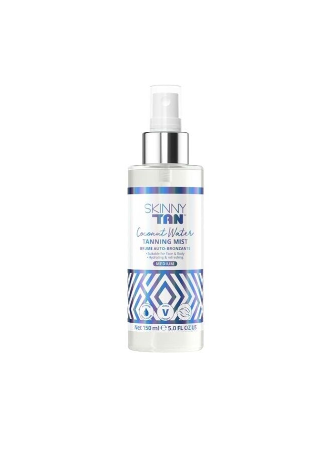Coconut Water Tanning Mist | Hydrating Sunless Tanner | Tanning Spray Helps Reduce the Appearances of Wrinkles and Fine Lines, 5.07 oz.
