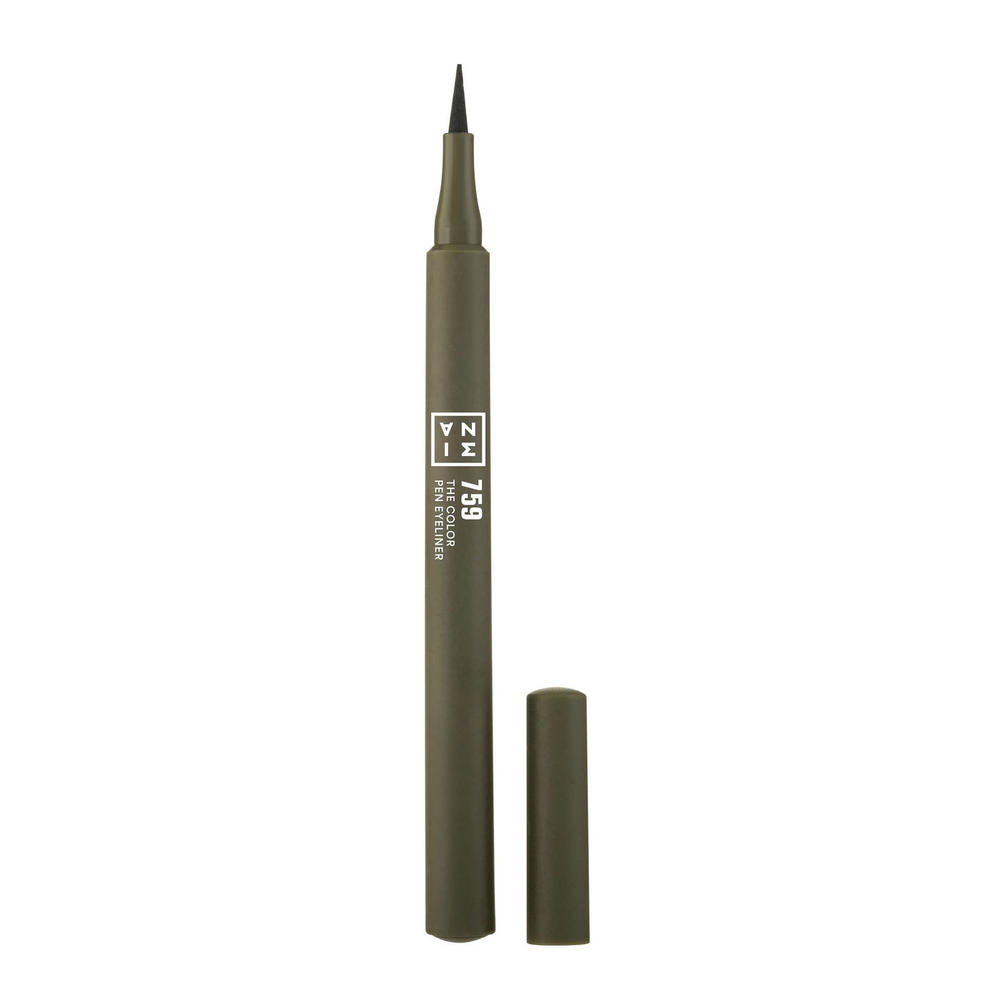 3INA The Color Pen Eyeliner - Waterproof Colorful Liquid Eyeliner Pencil for Bold Looks - Precise Felt Tip - 14 Hour Wear Eye Makeup - 759-0.034 oz