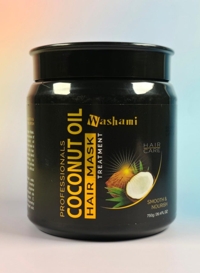 Professional Coconut Oil Hair Mask – Deep Hydration, Scalp Repair & Hair Regrowth – 750ml