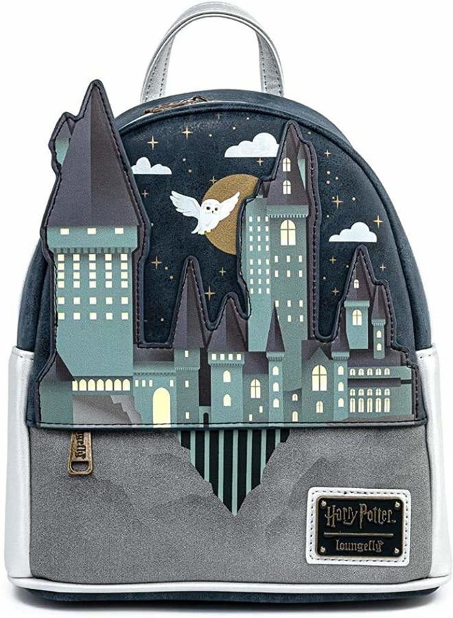Harry Potter Hogwarts Castle Hedwig Womens Double Strap Shoulder Bag Purse