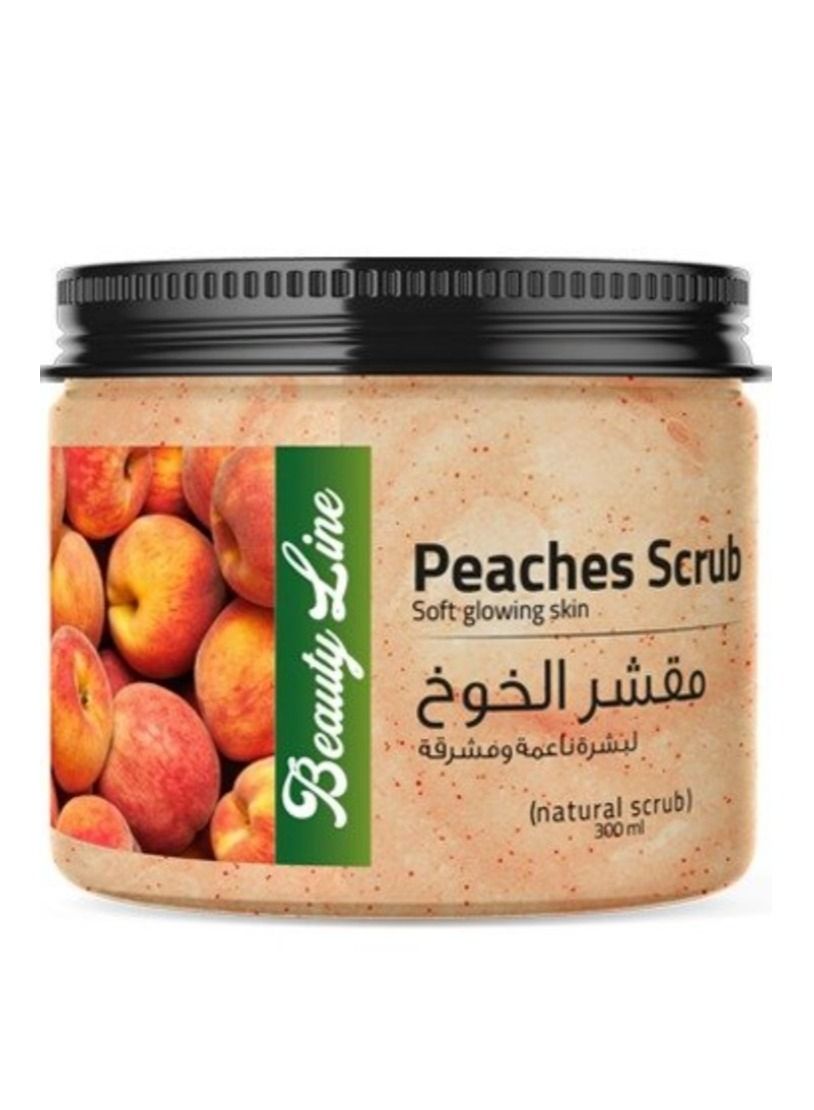peach scrub 300 gm