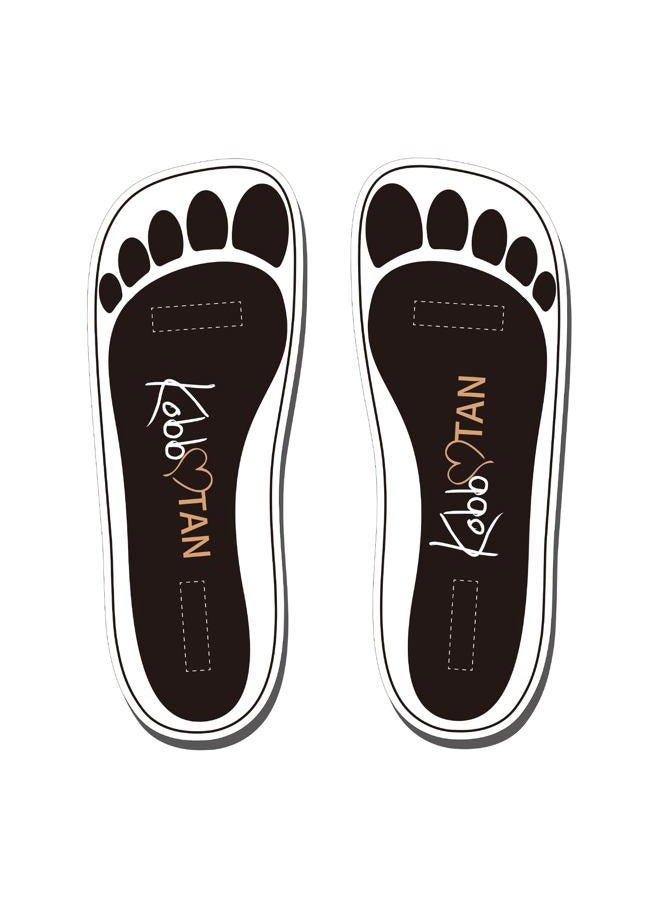 25 Pairs (50Feets) Spray Tanning Feet Pads Disposable Sunless Airbrush Tanning Tent Foot Protection