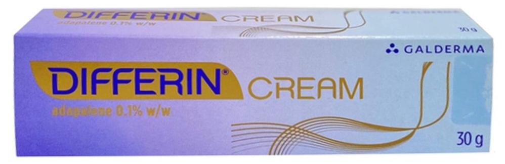 Differin Cream Adapalene 0.1% w/w 30 G