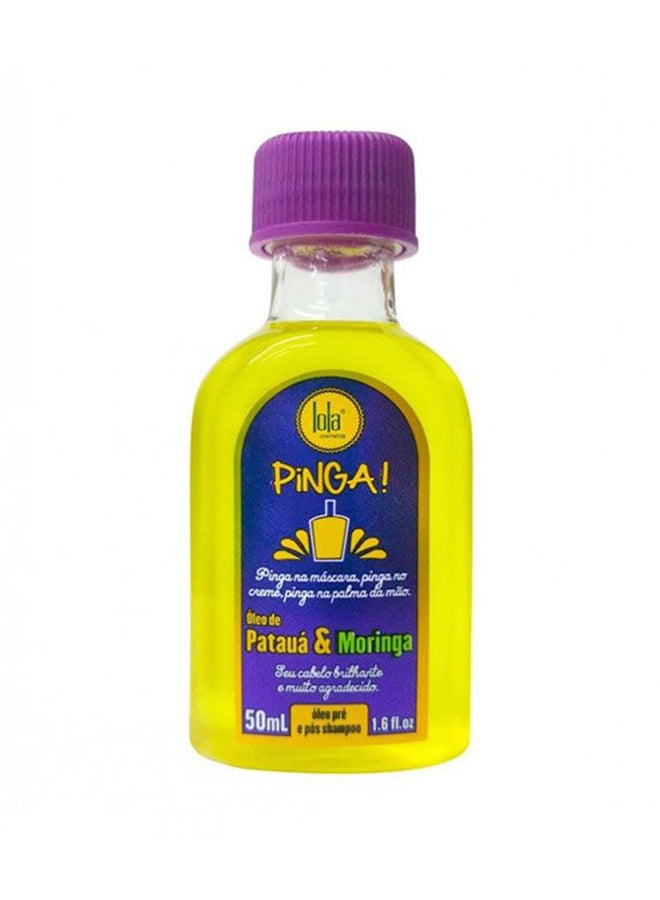 Pinga Hair Oil For Frizz, Split Ends, Shine, and Thermal Protection - Pataua & Moringa - 50ml