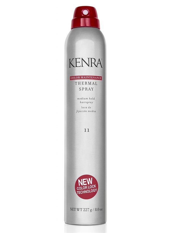 Kenra Color Maintenance Thermal Spray 11 | Color Protection Hairspray | Thermal Protection | Medium Hold Hairspray for Color Treaded Hair | All Hair Types | 8 oz