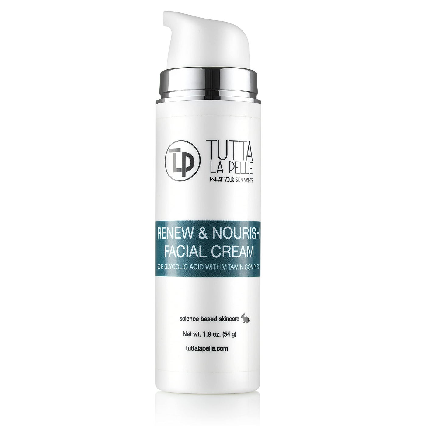 Glycolic Acid Cream 20% AHA Facial Cream, Vitamin Complex â€“ Acne Cream, q10 Anti Aging wrinkle cream, KP - Keratosis pilaris / Fine Line Cream - Day and Night Cream - Oil Free - Renew & Nourish 1.9 oz