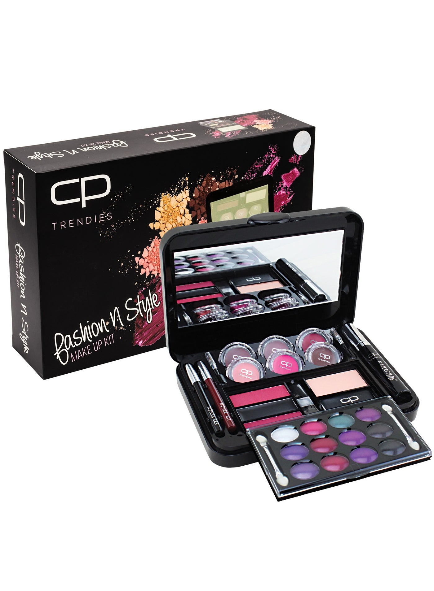 Fashion N Style Make Up Kit - 74 Pcs Set, Ultimate Color Complete Makeup Case Gift Set for Women| All-in-one Makeup Kit