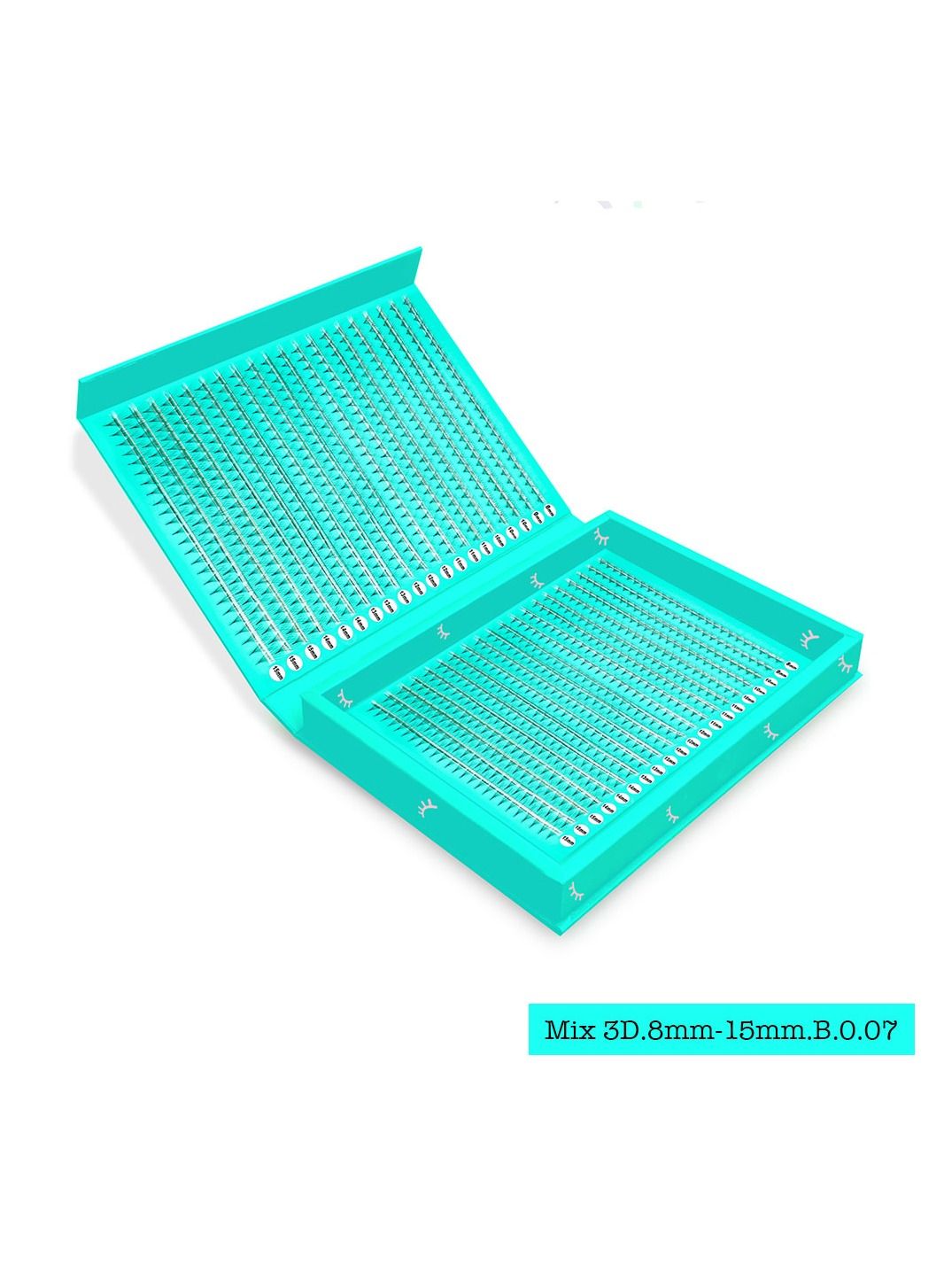 Pre made lash fan 3D Fans Eyelash Extensions Lashes B Curl 0.07T 8-15mm Lash Extensions