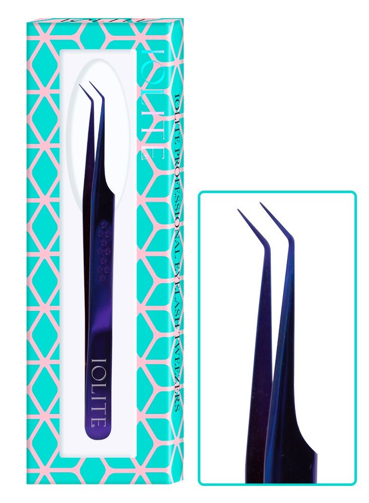 Professional Stainless Steel Curved Tweezers for Eyelash Extensions, Electronics, Laboratory Work, Jewelry-Making, Crafting, Soldering, False Lashes, and Nail Art
