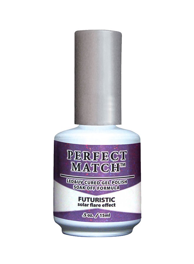 Gel Nail Polish Soak Off UV Nail Art Design, 15ml, Futuristic
