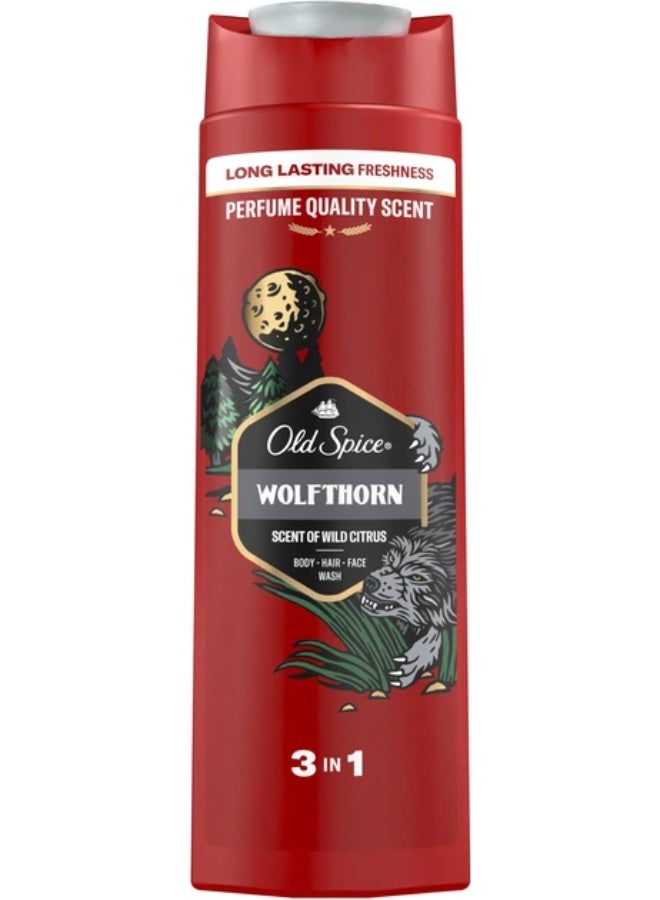 Wolfthorn Scent of Wild Citrus shower gel 3 in 1 for men 400ml
